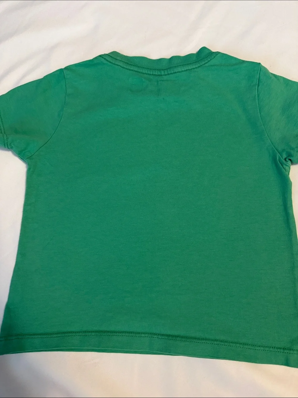 Ralph Lauren Green Short-Sleeve Tee with Pink Polo Pony